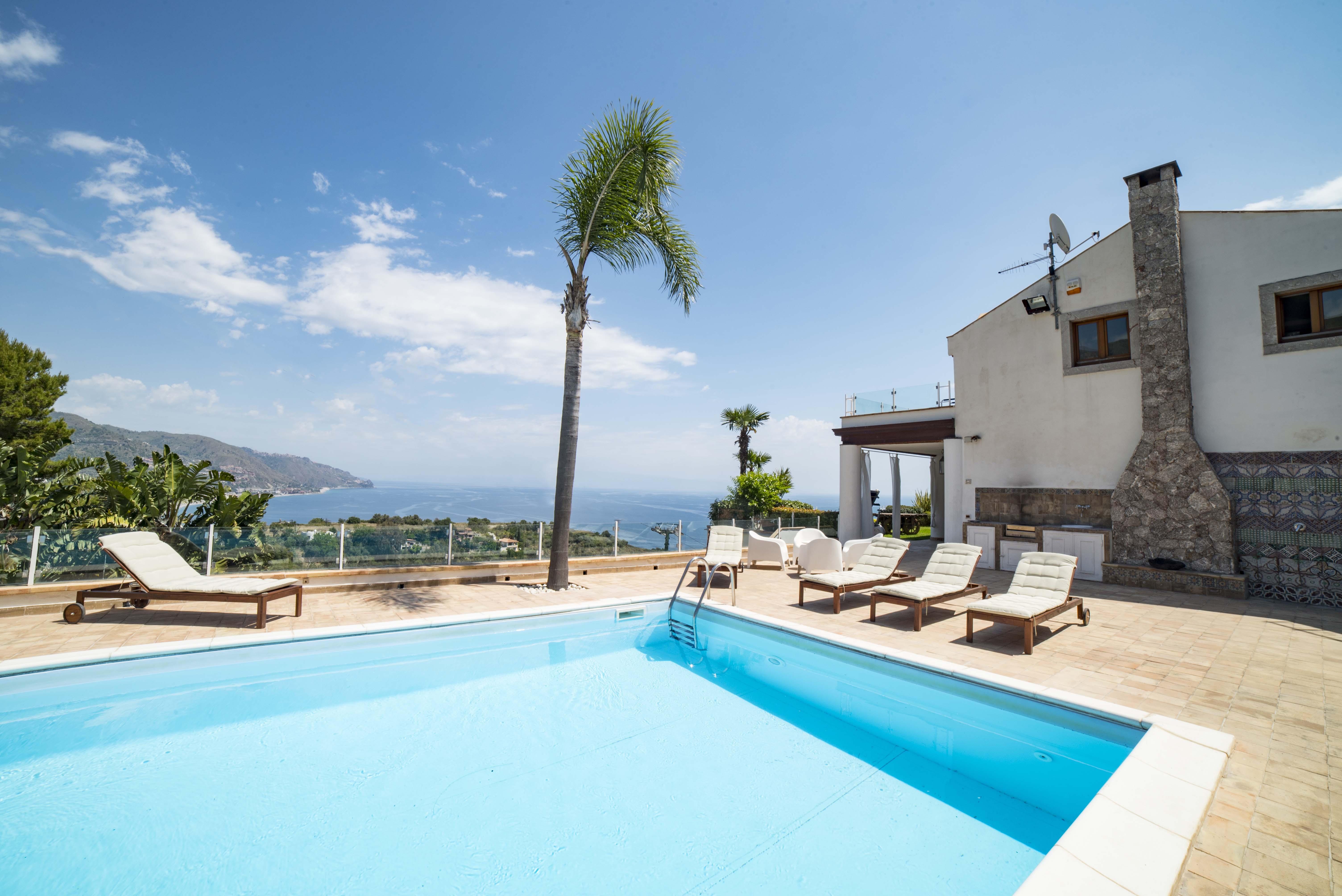 Villa Zagara Garden Spectacular Sea View In Taormina Eksteriør billede